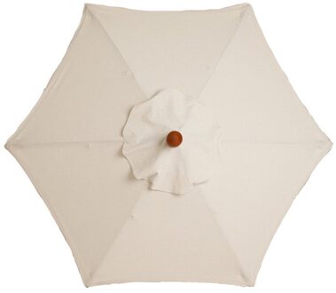 2 Meter Tuin Paraplu Tuinmeubilair Markt Paraplu Met Crank Waterdicht Uv-Bescherming Vissen Tuin Luifel Parasol Creamy-wit