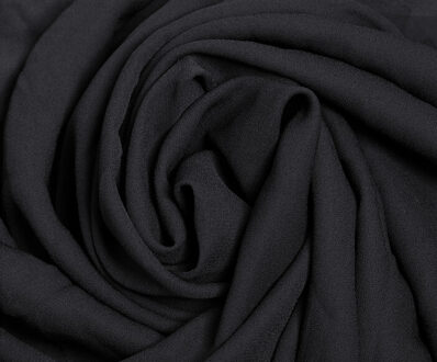 2 meters 148 cm 58.26 "breedte zwart chiffon stof parel garen stof zomer jurk materialen MM145