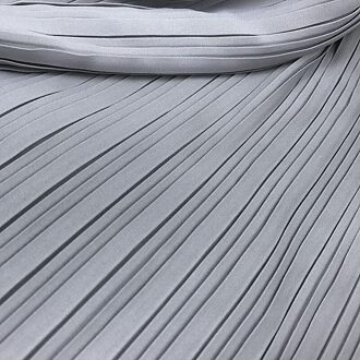 2 meters 150 cm 59 "breedte grijs crumple accordeon geplooide chiffon stof parel gaas stof rok jurk materialen MM410