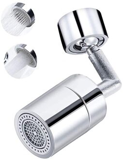2 Modi 720 Graden Draaibare Kraan Sproeikop Filter Adapter Water Saving Tap Universele Splash Beluchter Badkamer Keuken Gereedschap