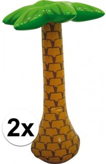 2 opblaasbare palmbomen 65 cm