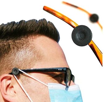 2 Paar Clip Op Knoppen Voor Masker Bril Elastische Masker Regulator Oor Protectors B2QE