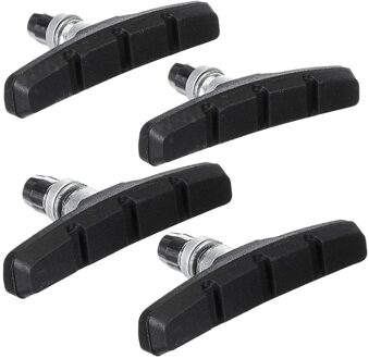 2 Paar Fiets Remblokken Mountainbike Road Fietsen Rubber V Brake Holder Schoenen Pads Accessoires 2 Pairs Past de Meeste Fietsen