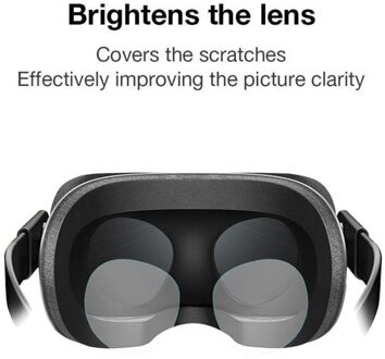 2 Paar Lens Protectors Vr Bril Tpu Zachte Film Anti-Kras Anti-Zweet Stofdicht Gebogen Oppervlak voor Oculus Gaan Oculus Quest
