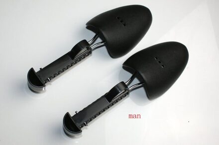 2 Paar Schoen Brancard Schoenen Boom Shaper Rack Professionele Verstelbare Houten Pompen Boot Expander Bomen Houder Shaper Schoenen Vrouw zwart man 2 stk