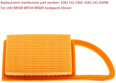 2 Pack Air Filter Voor Stihl BR600 BR550 BR500 Rugzak Blower #4282 141 0300, 4 Pxpd