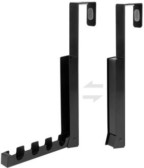 2 Pack Boven De Deur Haken, Opvouwbare 4 Haken Deur Hangers Garderobe Haken Voor Opknoping Kleding, Handdoeken, jassen En Meer