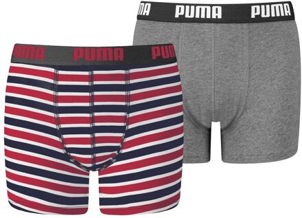 2-pack boxershorts boys - stripes/red