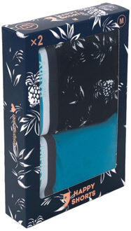 2-pack boxershorts met print heren hawaii Veelkleurig - XL