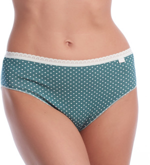 2-pack Brislip Coquettes katoenen slips 1032361 voor dames Groen - XL