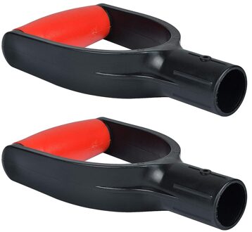 2 Pack D Vormige Grip Schop Handvat Vervanging, Graven Harken Tool Vervanging Spades Vorken Tuin Sneeuwruimen