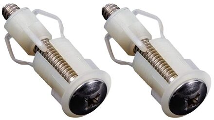 2 Pack Diy Toiletbril Scharnieren Schroeven Wc Gat Bevestiging Fit Toiletbrillen Scharnieren Reparatie Tools
