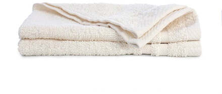 2-PACK Gastendoekjes Katoen - Dekbed-Discounter.nl Creme