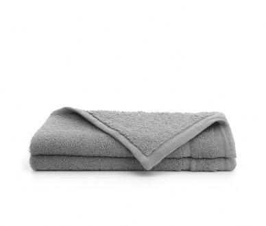 2-PACK Gastendoekjes Katoen - Dekbed-Discounter.nl Licht Grijs