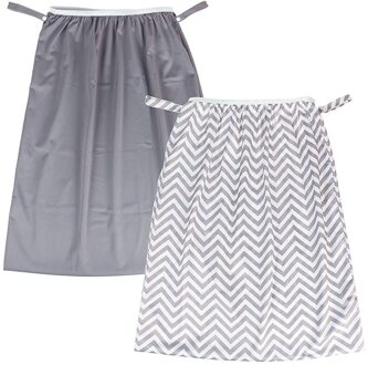 (2 Pack) herbruikbare Emmer Liner Voor Doek Luier/Vuile Luiers Natte Zak Kindje Luier Nat Zak Waterdicht Wasbaar Herbruikbare