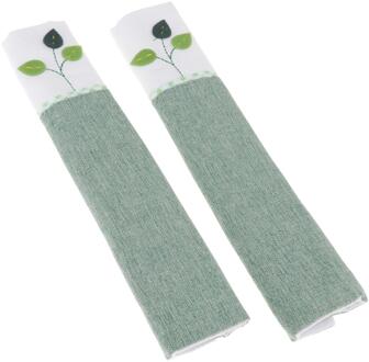 2-Pack Home Koelkast Koelkast Deur Beschermen Handvat Covers Protector Tool groen