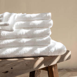 2-PACK Hotel Gastendoekjes - Dekbed-Discounter.nl Wit