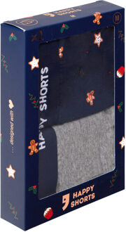 2-pack kerst boxershorts heren koekjes Grijs