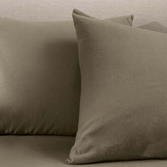 2-PACK Kussensloop Flanel - Fresh And Co - 60x70 Cm - Katoen - Dekbed-Discounter.nl