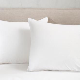 2-PACK Kussensloop Flanel - Wit - Fresh And Co - 60x70 Cm - Katoen - Dekbed-Discounter.nl