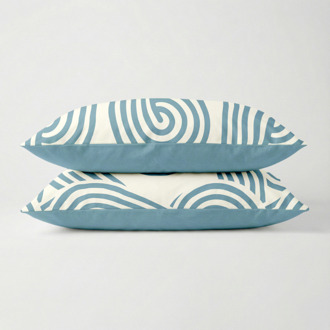 2-PACK: Kussenslopen - Curvy Lines - Dekbed-Discounter.nl