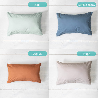 2-PACK: Kussenslopen Luxe Katoen - Cognac