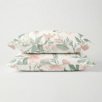 2-PACK: Kussenslopen - Pink Blossom - Dekbed-Discounter.nl