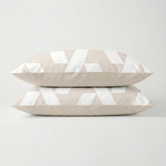 2-PACK: Kussenslopen - Stacking Triangles - Dekbed-Discounter.nl