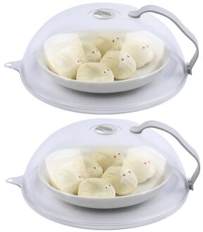 2 Pack Magnetron Splatter Cover, Magnetron Plaat Cover Guard Deksel Met Handvat En Verstelbare Stoom Vents Gaten
