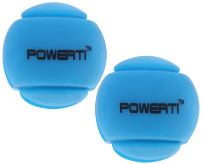 2 Pack Premium Siliconen Bal Dempers Tennisracket Accessoires-Diverse Kleuren Blauw