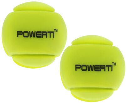 2 Pack Premium Siliconen Bal Dempers Tennisracket Accessoires-Diverse Kleuren geel