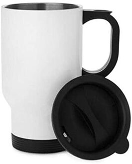 2 Pack Sublimatie Roestvrij Reizen Mok Leeg Reizen Mok Voor Dye Sublimatie Warmte Pers Sublimatie Blanks Sliver