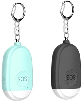 2 Pack Veilig Geluid Personal Alarm, 130dB Sleutelhanger, Veiligheid Persoonlijke Alarmen T5UA