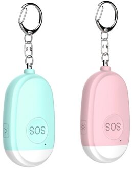 2 Pack Veilig Geluid Personal Alarm, 130dB Sleutelhanger, Veiligheid Persoonlijke Alarmen T5UA