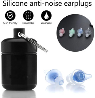 2 Pair Silicone Noise Reduction Ear Plugs Upgrade Waterproof Tactical Hunting Earplugs Ear Protection Ear Plug bouchon oreille