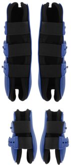 2 Pairs Paard Been Laarzen Achterpoten Front Been Pees Beschermende Wraps Voor Paardrijden Springen Training Tonen