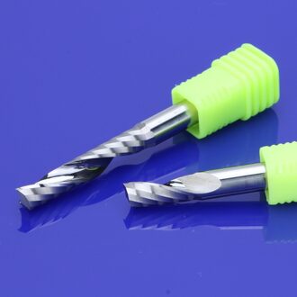 2 Pc 3A Klasse 8mm CNC End Mill Een Enkele Fluit Spiraal Snijder Tugster Staal Router Bit Voor MDF PVC Hout Carbide Frees 1stk 8x22x55L