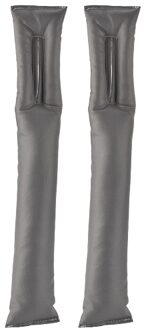 2 Pc Auto Lekvrije Pad Voor Bmw E39 E46 E90 E53 F34 F10 Auto Kussen Zetel Stopper Lekvrij Mat gap Filler Tuning Auto Accessoires Grijs