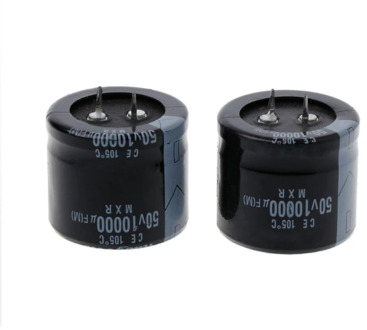 2 Pcs 10000uF 50V Capacitance Snap-in Aluminum Electrolytic Radial Capacitor N1HF