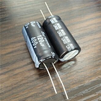 2 Pcs 120 Uf 400V Su'scon Sk Serie 18X35 Mm 400V120uF Aluminium Elektrolytische Condensator