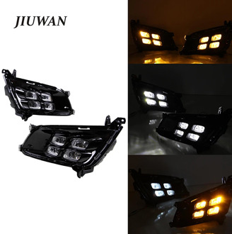 2 Pcs 12V DRL Car Daytime Running Lights Flashing LED ABS Waterproof Decoration Fog Lamp For Kia K5 2013 2014 2015