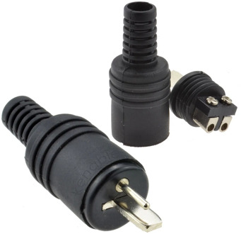 2 pcs 2 pin Black DIN Plug Speaker and HiFi Connector Screw Terminals Connector Power Audio Lamp Signal Plug Adapters