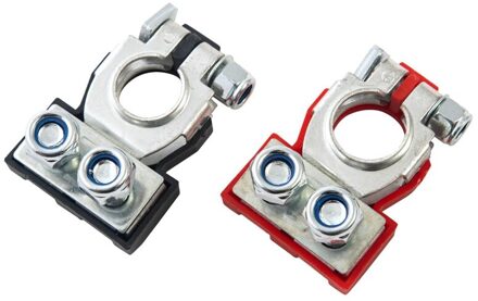 2 Pcs 2-Weg Batterij Terminals Auto Batterij Terminal Positieve En Negatieve Auto Batterij Pole Terminals