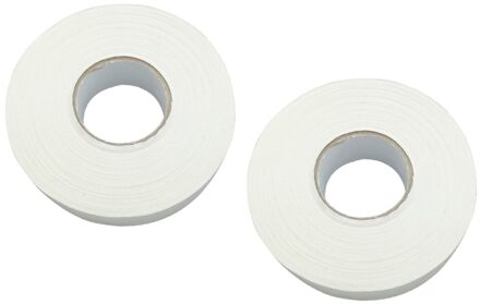 2 Pcs 20M Hockeystick Tape Sticky Tape Anti-Slip Sport Waterdichte Tape Hockey Stok Wrapper Voor Praktijk sport Gebruik (Wit) zwart 1