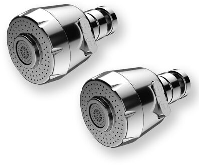 2 Pcs 360 Roteren Keukenkraan Beluchter Waskolf Water Kraan Saving Tap Douchekop Filter Nozzle Voor Badkamer Douche Waskolf 2 stuk