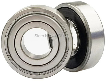 2-PCS 6206 30*62*16mm Ball Bearing Double Shielded Miniature High-carbon Steel Single Row Ball Bearing