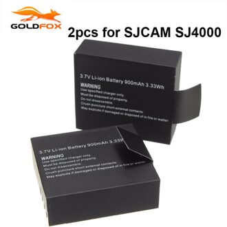 2 Pcs 900 Mah Reserve Batterij Voor Sjcam SJ4000 Wifi SJ5000 Wifi M10 Actie Camera Voor Sjcam Goldfox Sport Camera dv Accessoires