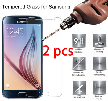 2 pcs! 9H HD Smartphone Tempered Protective Glass for Samsung A7 2017 A5 2016 A3 2015 Screen Protector for Galaxy A730F A530F