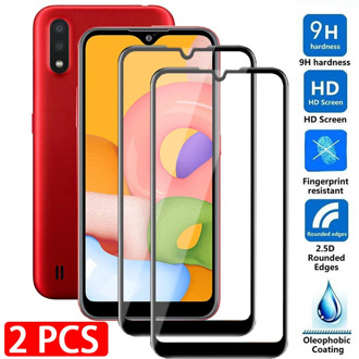 2 pcs A 01 full protective glass for Samsung A01 M01 Core screen protector for Samsung Galaxy M 01 a01core m01core tempered film