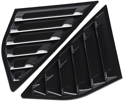2 Pcs Abs Zwart Achter Kwart Panel Window Side Lamellen Vent Voor Ford Focus Hatchback 4 Dr 12 -18